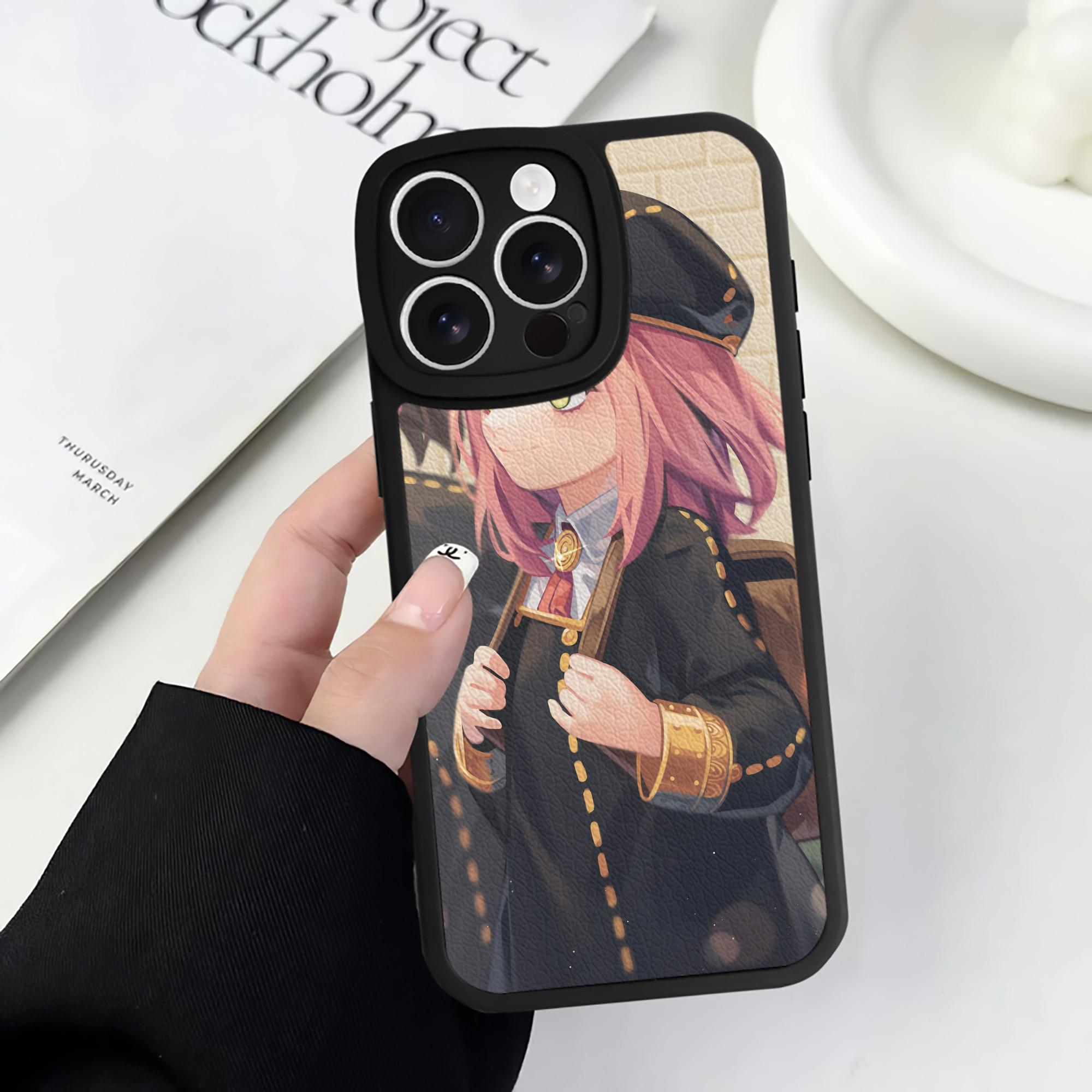 （画像用） SPY×FAMILY间谍家家酒 【iPhone 16シリーズ対応】シリコンスマホケース（レザー調） 材質：シリコン